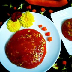 A picture of Papaya halwa.