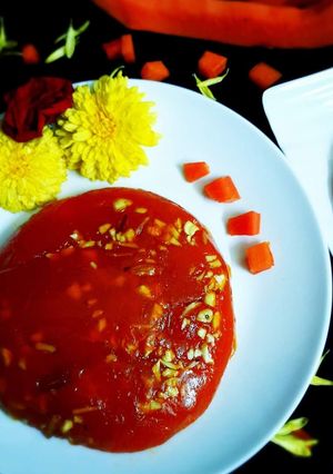 A picture of Papaya halwa.