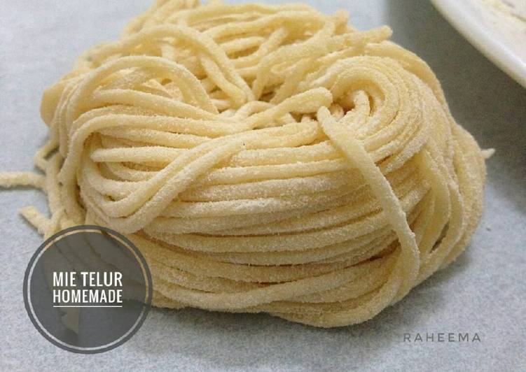 Resep Mie telur homemade, Lezat Sekali