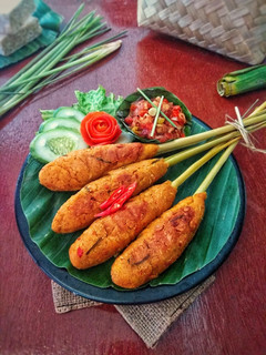 Foto resep Sate Lilit Tempe Sambal Sereh Tumis
