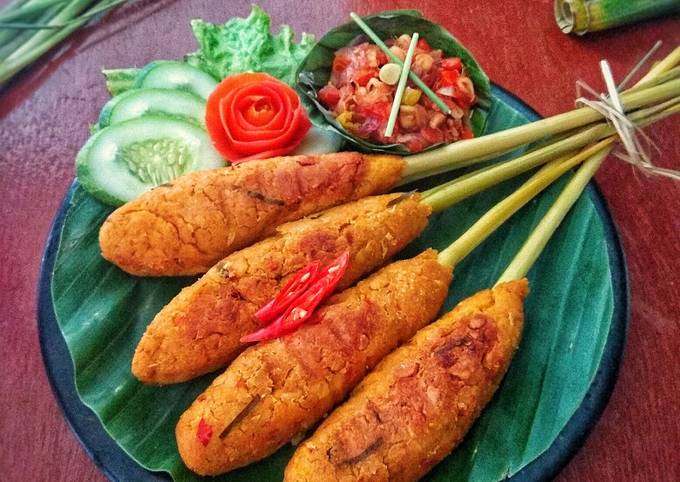 Resep: Sate Lilit Tempe Sambal Sereh Tumis Gampang