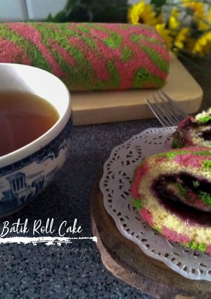Foto resep Batik Roll Cake