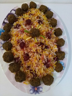 عکسی از دستور آلبالو پلو