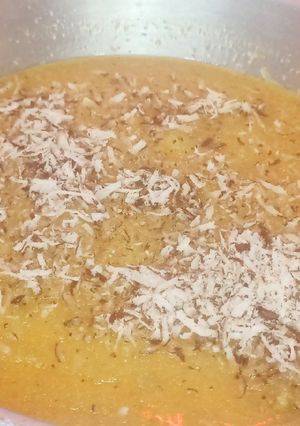 A picture of Suji halwa recipe.