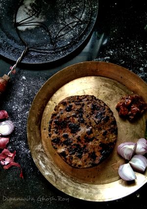 রাগি আটা থেপলা (ragi ata thepla recipe in Bengali) রেসিপির প্রধান ছবি