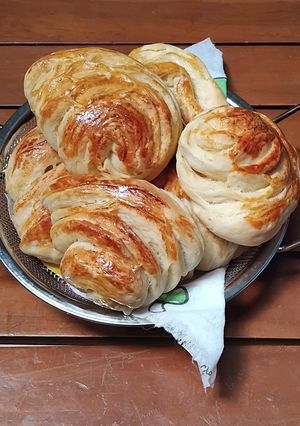 Foto resep Roti Keju Berlapis & Crunchy
