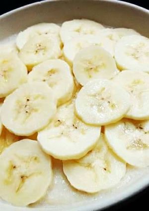 A picture of Sago Banana Kheer.
