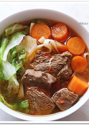 紅燒牛肉麵 的食譜成品照片