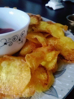 عکسی از دستور چیپس سرکه نمکي