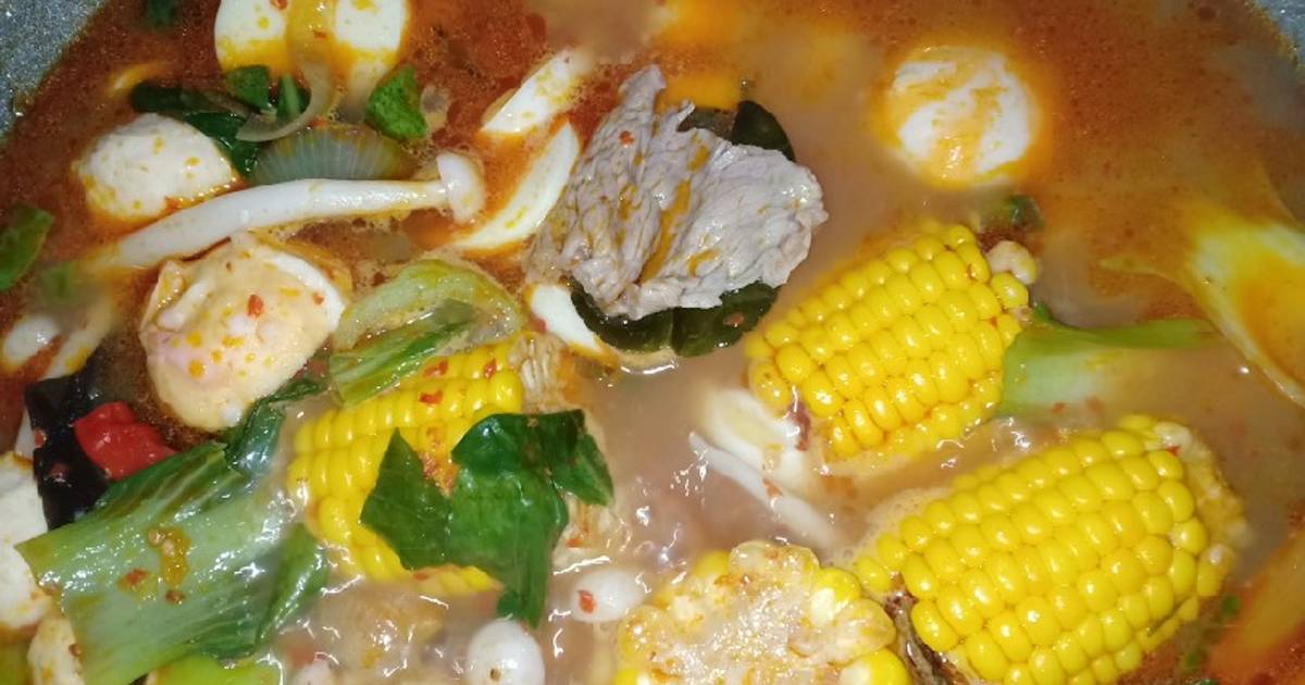 Resep Shabu Shabu Kuah Tomyam Oleh Dapurentia Cookpad