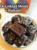Kek Coklat Moist 6 Bahan