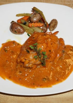 A picture of Chicken Thigh Stew, Jon Style.