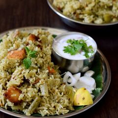 A picture of Vegetable Pulav (Bangalore Style):.