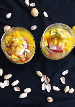 आम कसाटा लड्डू डिजर्ट (Aam cassata ladoo dessert recipe in Hindi) रेसिपी मुख्य फोटो