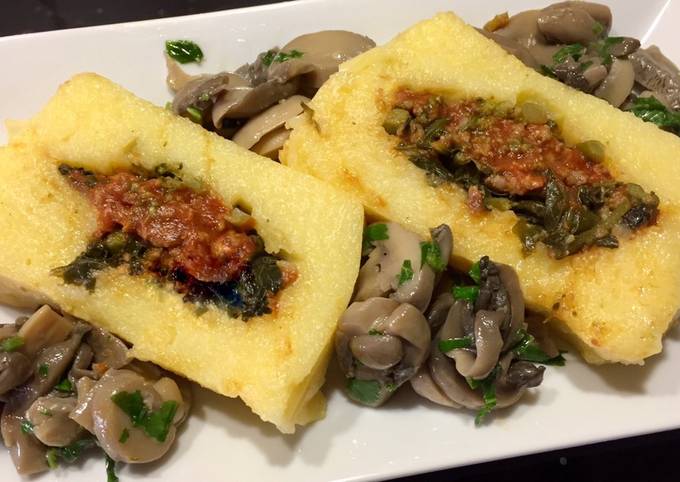 Come a Fai  Fatto in casa super veloce Tronchetto di polenta con sorpresa