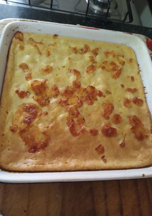 Una foto de Fainá de choclo y queso