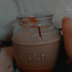 A picture of Caramel sauce milkshake.