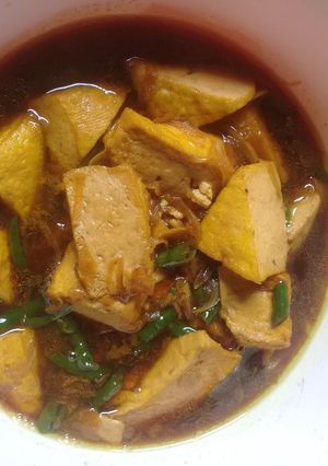 Foto resep Semur tahu cabe ijo keriting