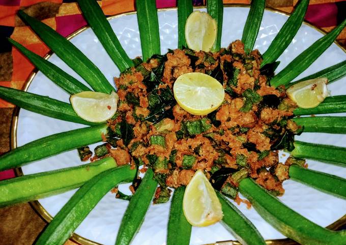 Bhindi fry/ fried okra