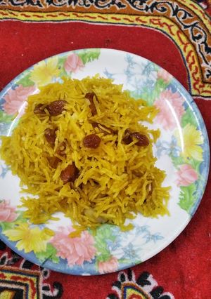 A picture of Jaggery Rice.