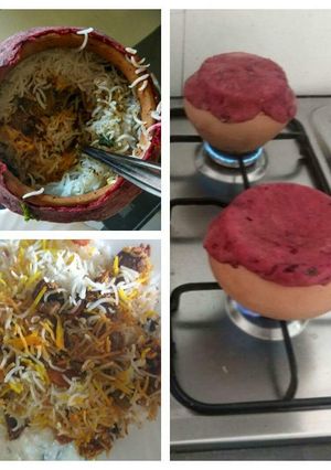 A picture of Shahi veg biryani.