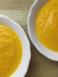 Crema templada de zanahoria y jengibre muy light