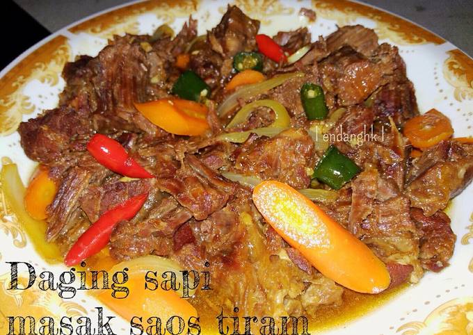 Daging sapi masak saos tiram