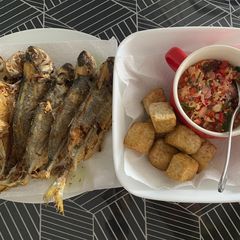Fried Fish and Fried Tofu A picture of Fried Fish and Fried Tofu.