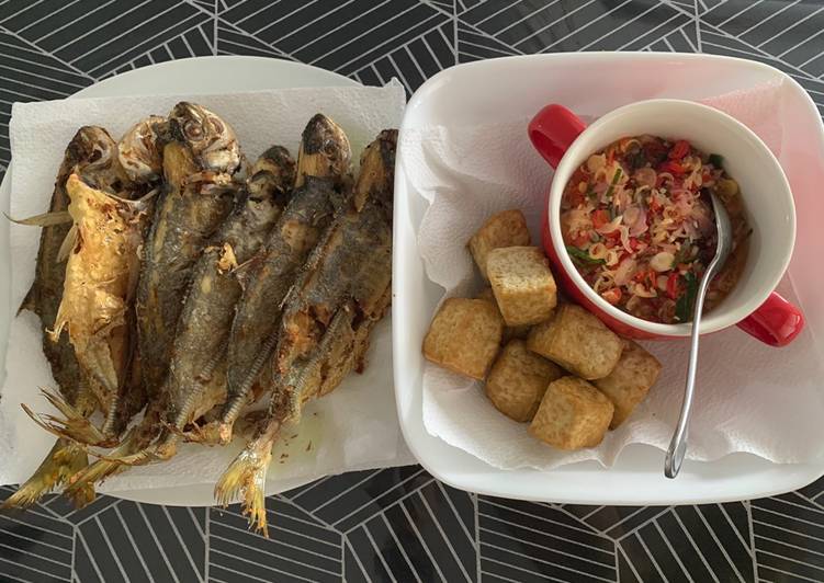 Recipe of Any-night-of-the-week Fried Fish and Fried Tofu