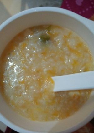 Foto resep Nasi ayam, buncis, wortel - Mpasi