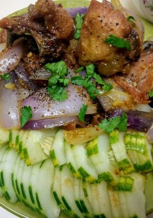 Hình của món Gà chiên nước mắm.