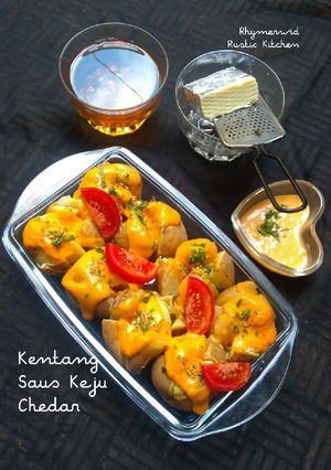 Foto resep Kentang Saus Keju Chedar