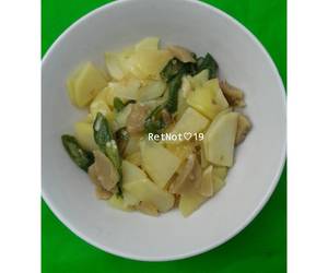 Resep mudah Oseng kentang lombok ijo Gurih Mantul