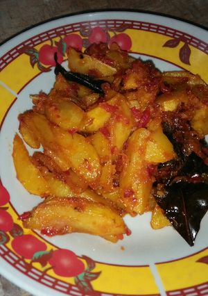 Foto resep Kentang Bumbu Merah
