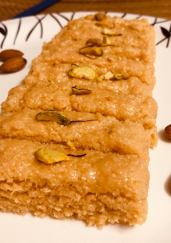 A picture of Milk cake.