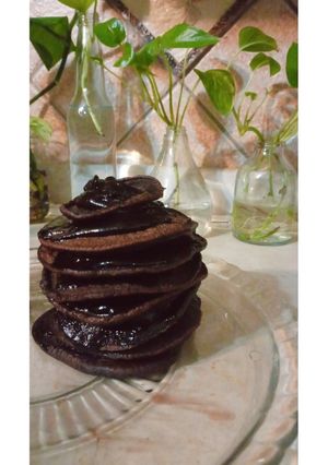 عکسی از دستور پنکیک شکلاتی🍫