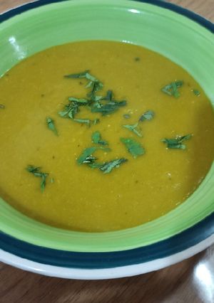Una foto de Sopa de arvejas partidas