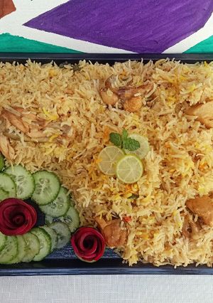 A picture of Chicken Pualo Biryani 😋😍.
