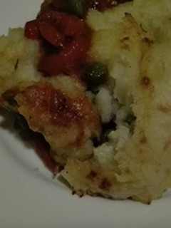 Gombás barnasörös pásztorpite recept fotója