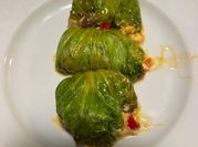 A picture of lettuce leaves