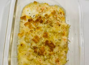 Hình của món Tôm phô mai bỏ lò.