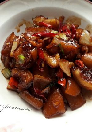 Foto resep Pork with soy sauce (non Halal)