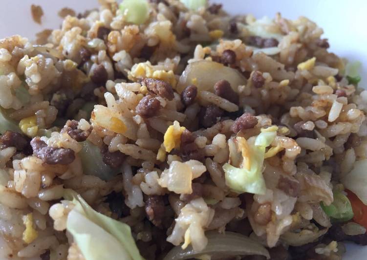 INI DIA! Resep Nasi goreng pengantin baru dengan daging cincang