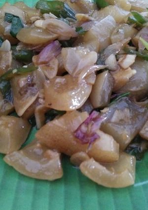 Foto resep Oseng kikil cabe ijo