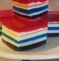 Easy Way Make Rainbow Jell-O Cubes the Delicious Really delicious
