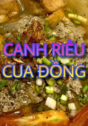 Hình của món Canh riêu cua đồng.