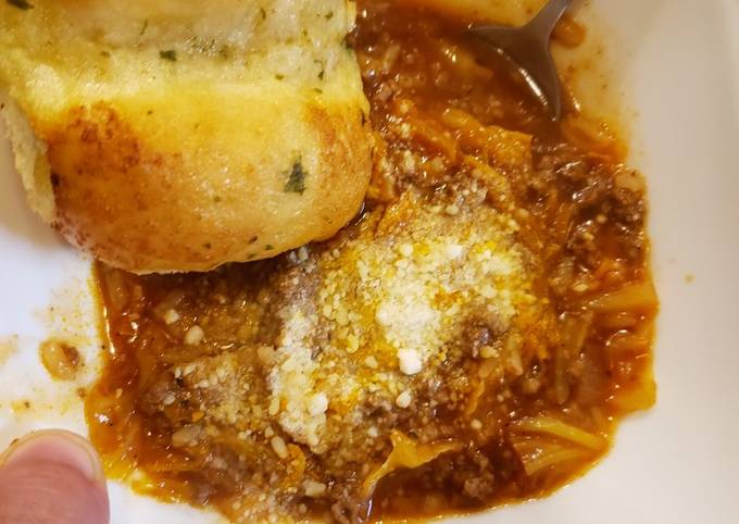 Recipe of Homemade Stuffed Cabbage Soup