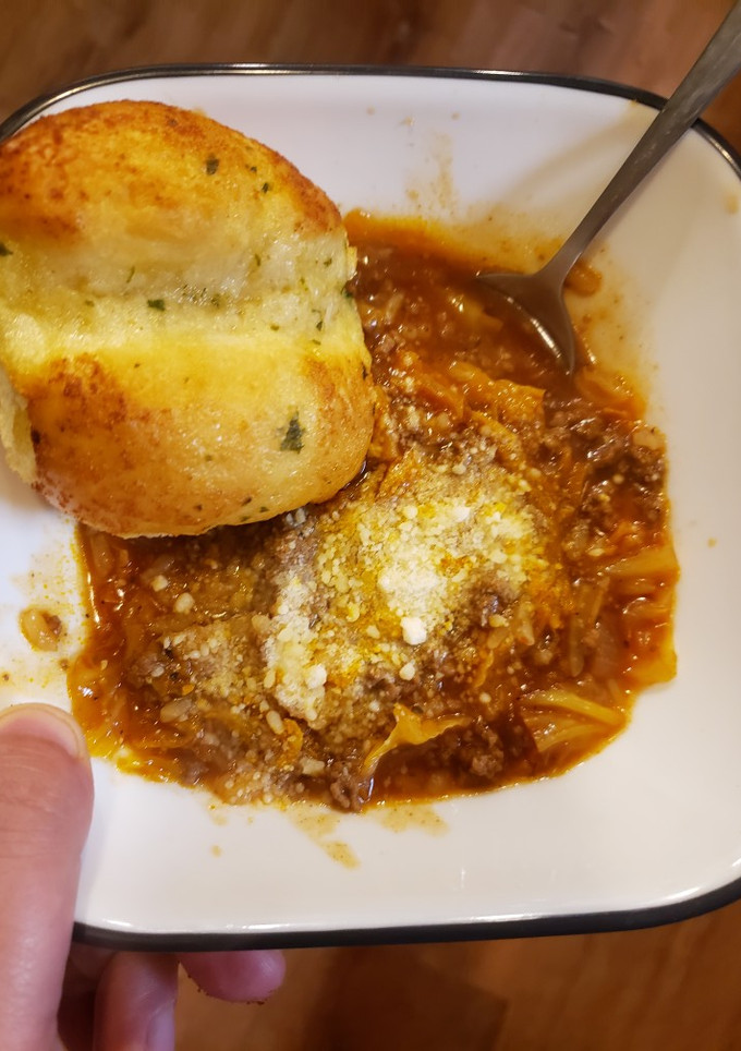 A picture of Stuffed Cabbage Soup.