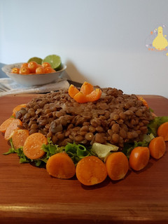 Una foto de Ensalada templada de Lentejas y Uchuvas!!!