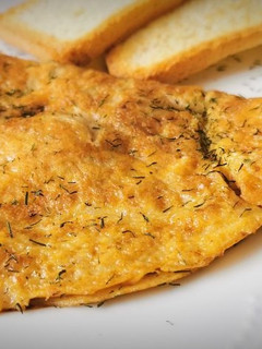 Una foto de Tortilla de carne de Cangrejo y Langostinos